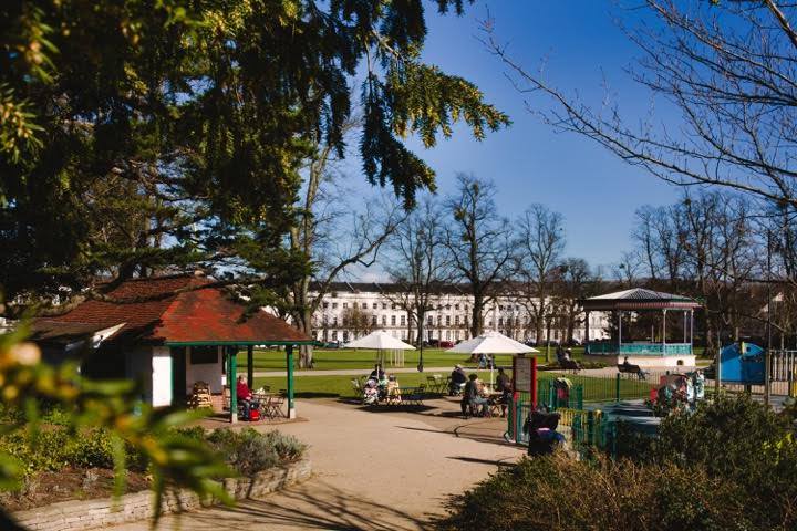 Image of Montpellier Park and Café from Gloucestershire Archives. 