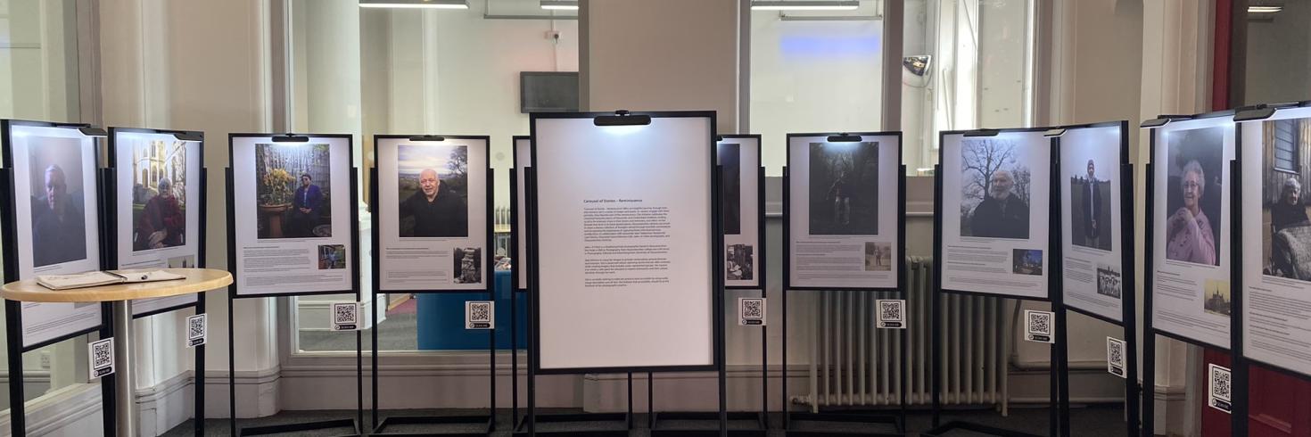 Exhibition at Cheltenham Library