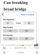 ePress advanced text settings