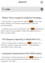 ePress text view search