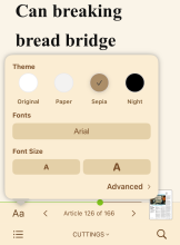 ePress sepia theme