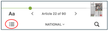 ePress contents button large